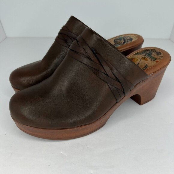 BOC Womens BC0022852 Brown Cadi Faux Leather Slip-On Size 11M Mule Clogs - Picture 1 of 10